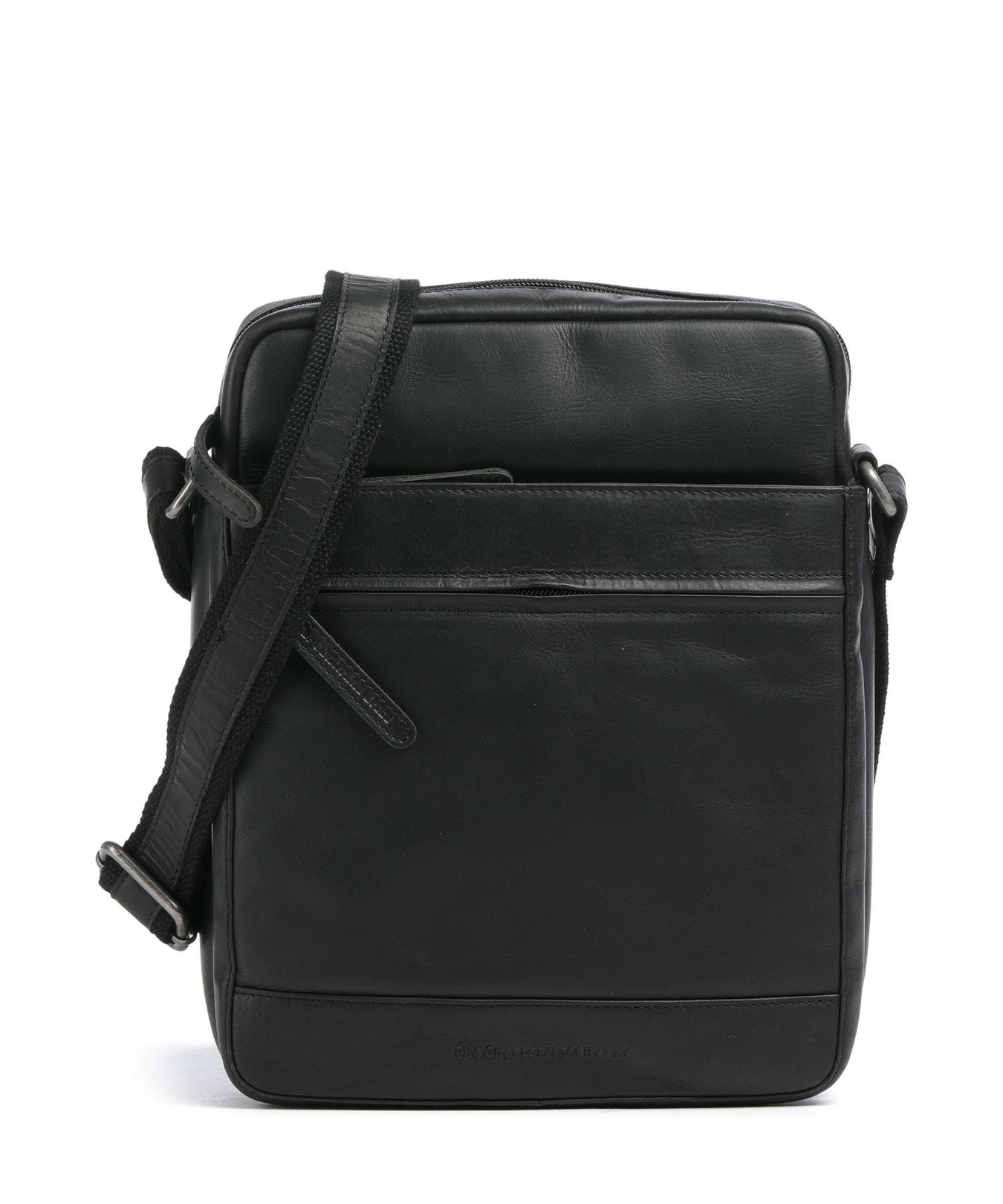 The Chesterfield Brand Wax Pull Up Cow Anzora Crossbody bag black