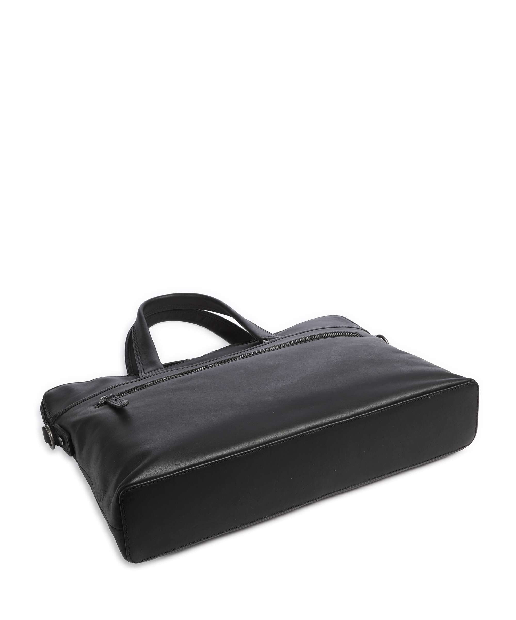 The Chesterfield Brand Wax Pull Up Cow Elvas Laptop bag black