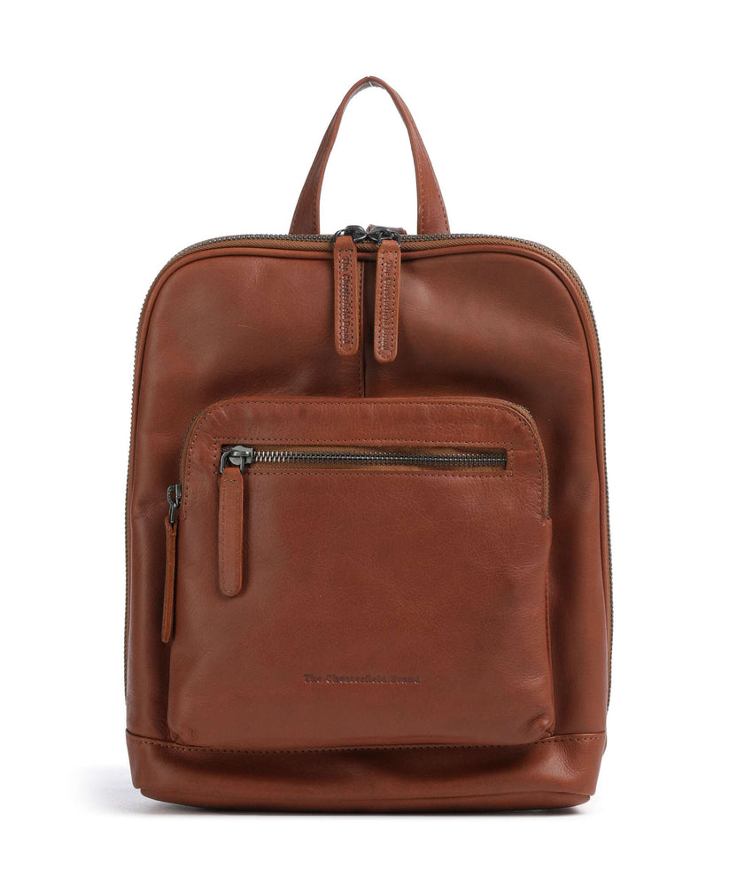 The Chesterfield Brand Wax Pull Up Cow Floran Backpack cognac