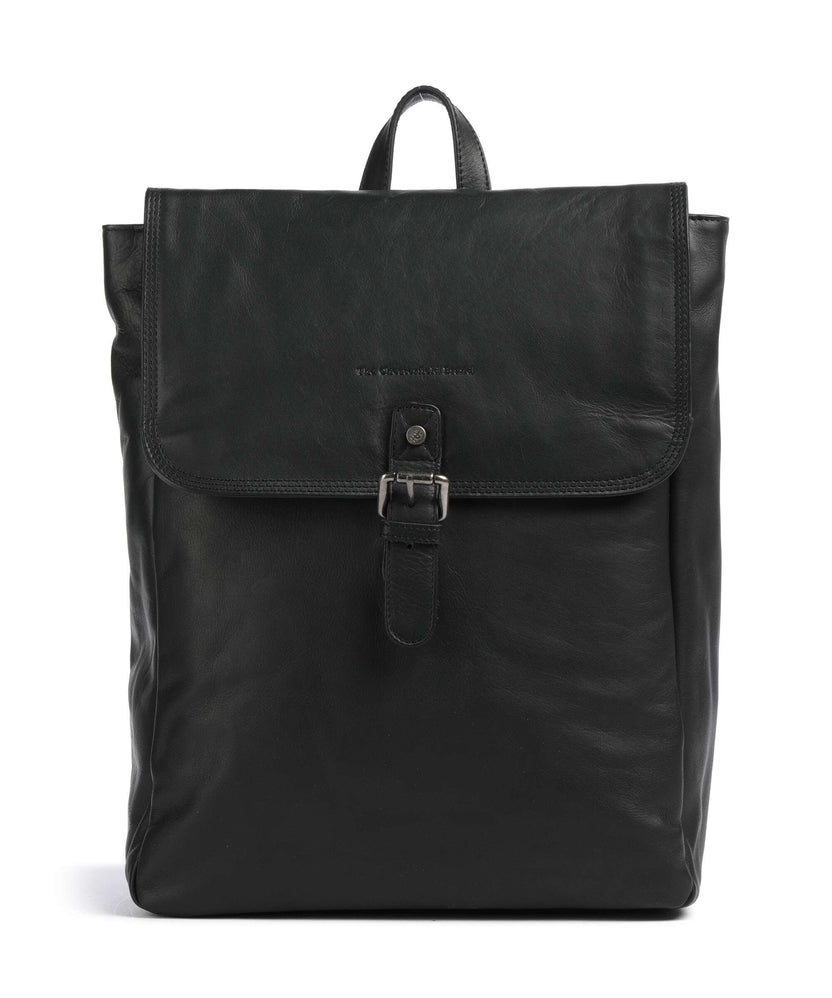 The Chesterfield Brand Wax Pull Up Cow Farrow Backpack black