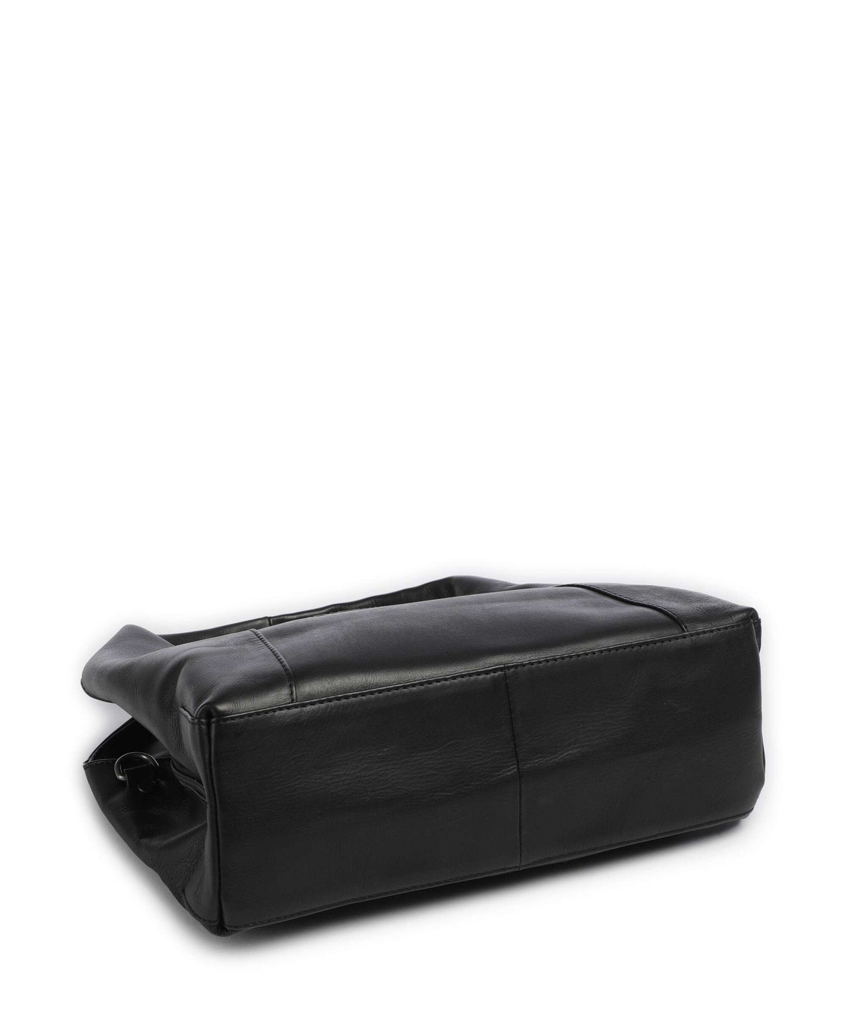 The Chesterfield Brand Wax Pull Up Cow Salina Handbag black