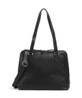 The Chesterfield Brand Wax Pull Up Cow Seron Shoulder bag black