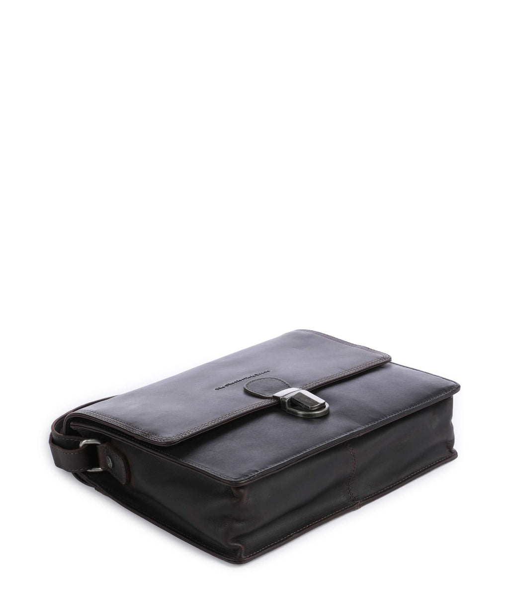 The Chesterfield Brand Wax Pull Up Cow Lunor Shoulder bag brown