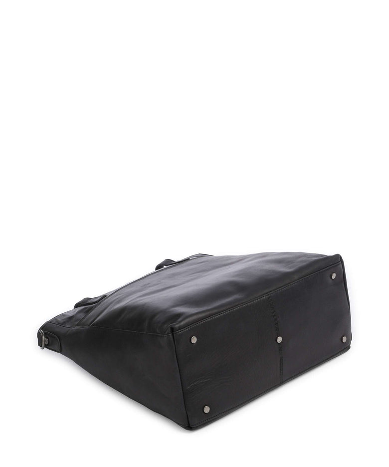 The Chesterfield Brand Wax Pull Up Cow Mosel Tote bag black