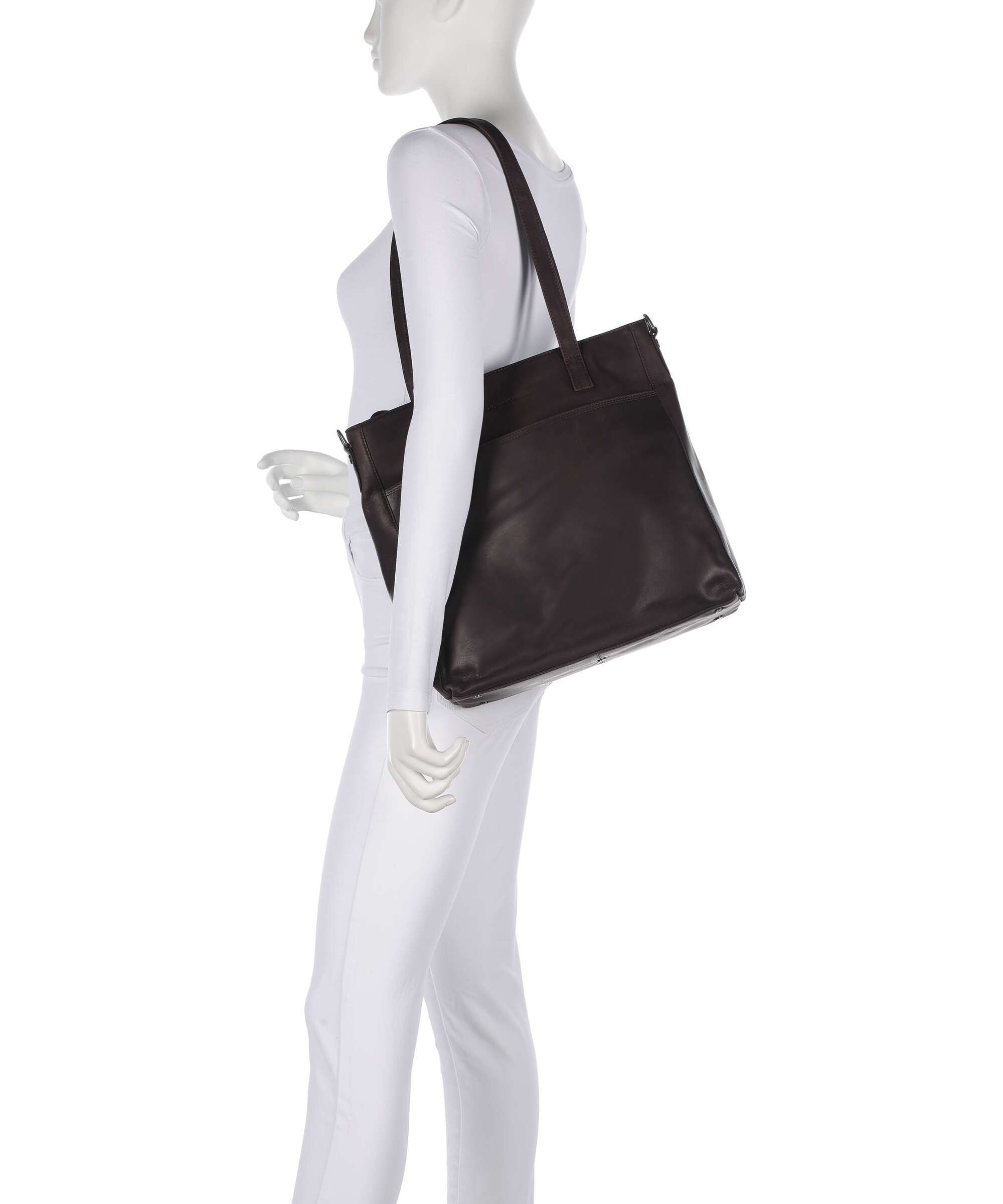 The Chesterfield Brand Wax Pull Up Cow Mosel Tote bag brown