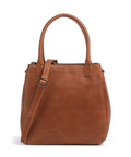 The Chesterfield Brand Cow Wax Pull Up Solvin Handbag cognac