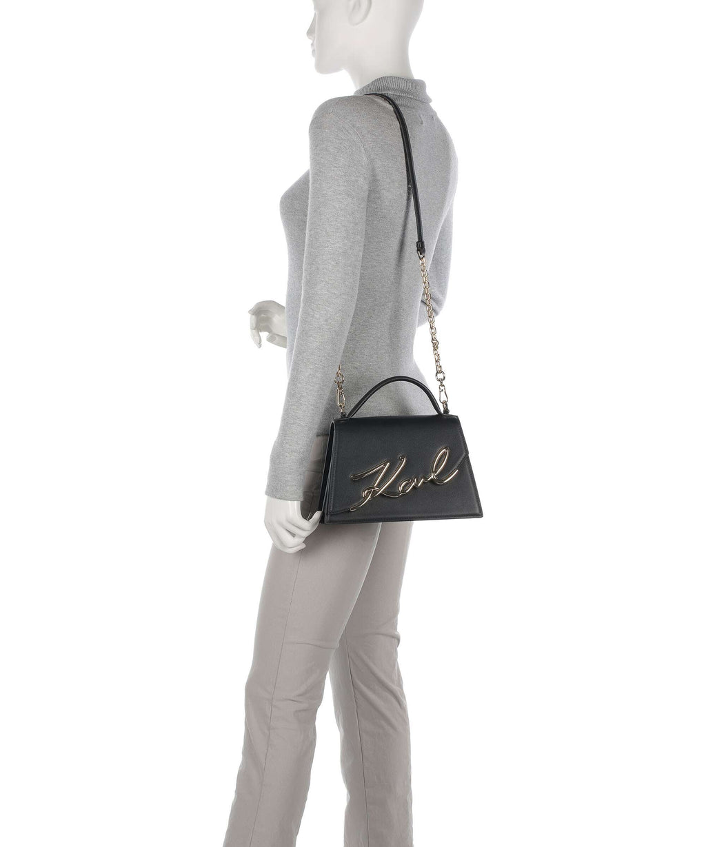Karl Lagerfeld K/Signature Medium Handbag black/gold