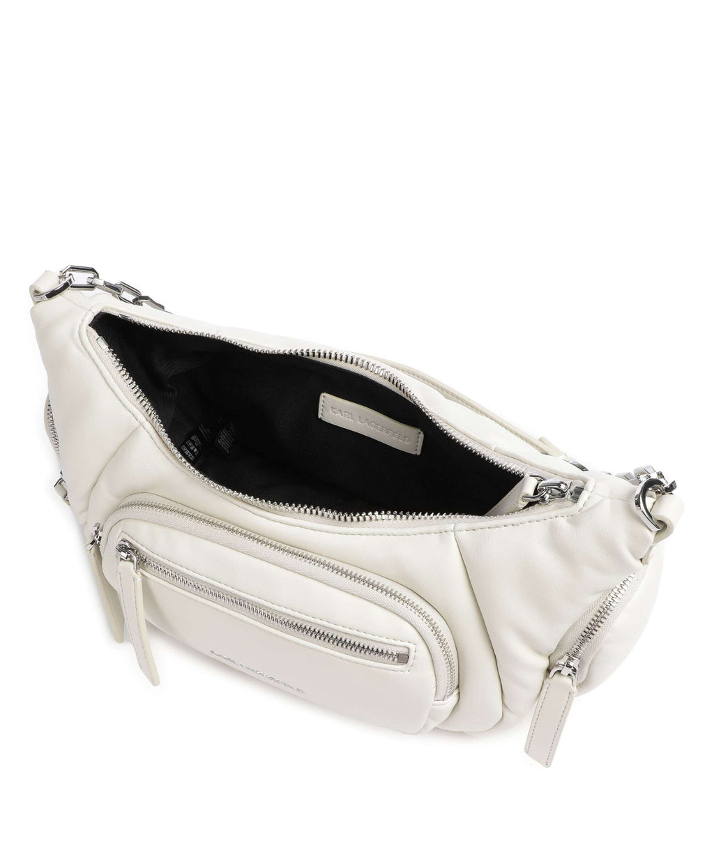 Karl Lagerfeld K/City Medium Shoulder bag offwhite