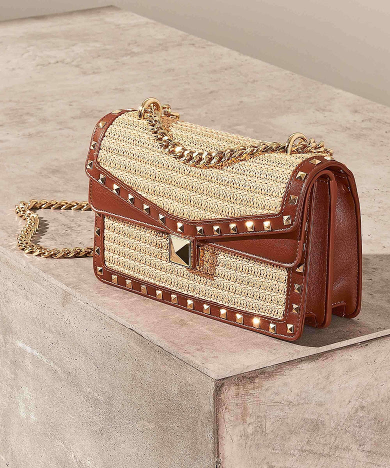 Steve Madden BCAVET Shoulder bag cognac/natural