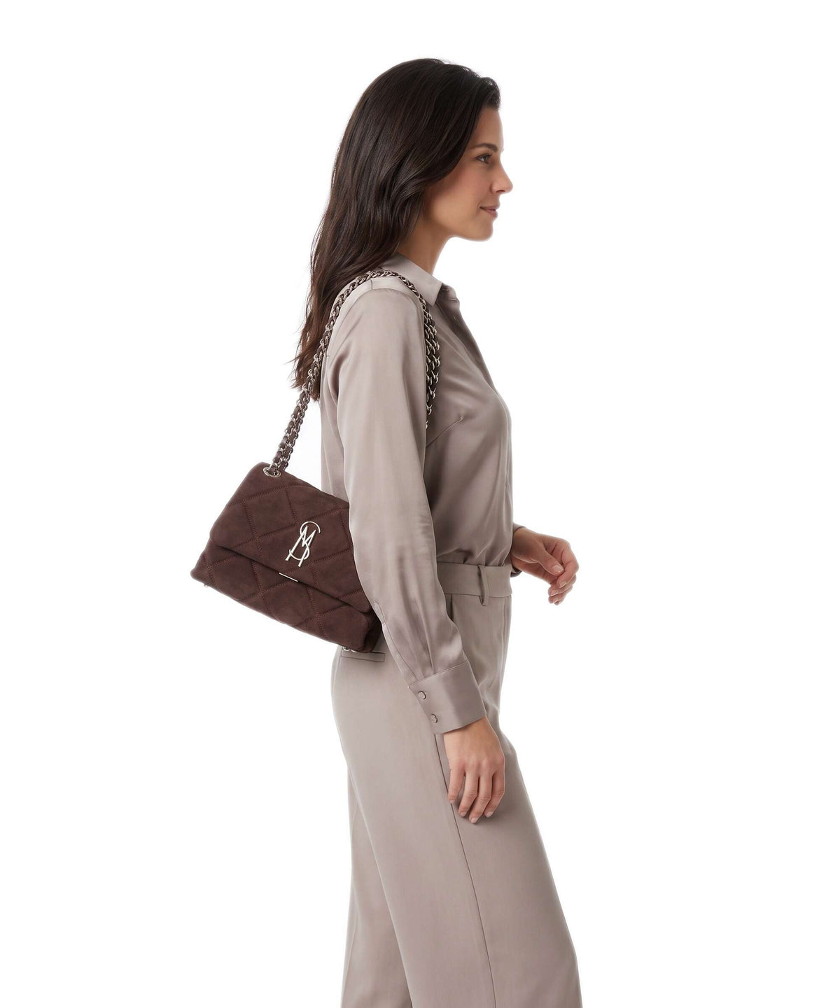 Steve Madden BVOLT-S Shoulder bag brown/gold