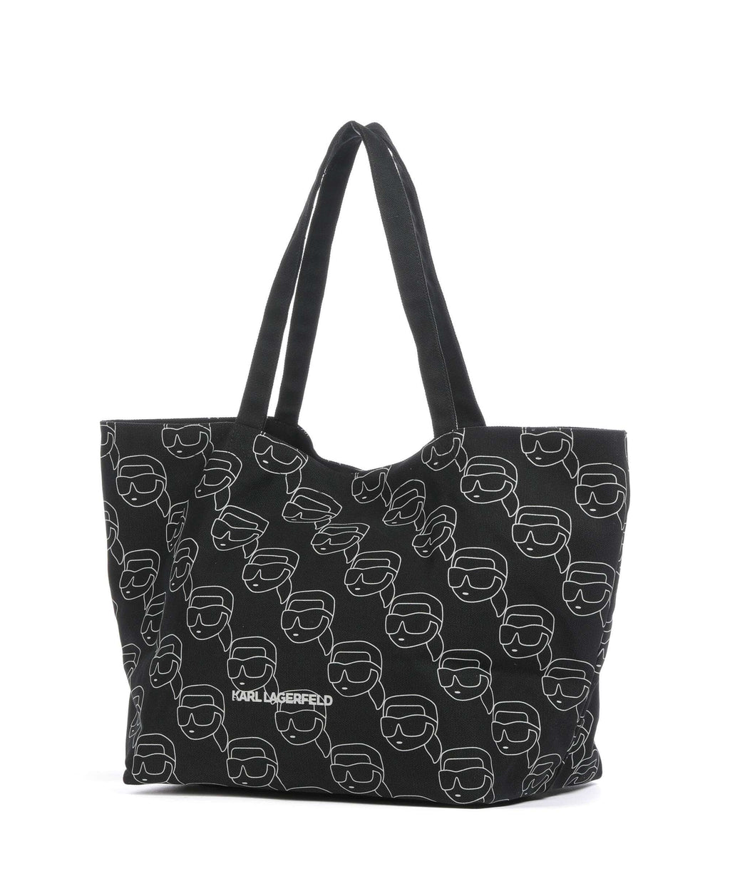 Karl Lagerfeld Ikon Tote bag black/white