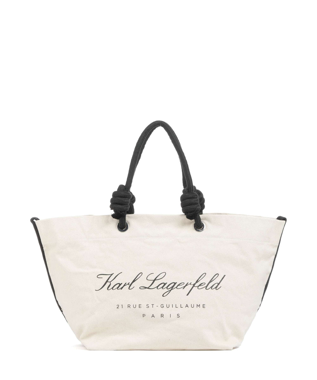 Karl Lagerfeld Hotel Karl Tote bag natural