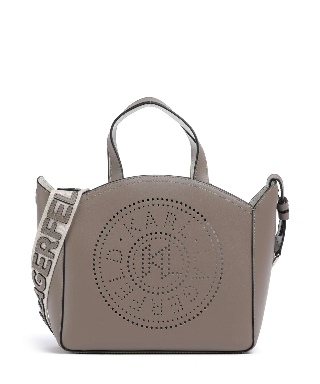 Karl Lagerfeld K/Circle Small Handbag ash grey