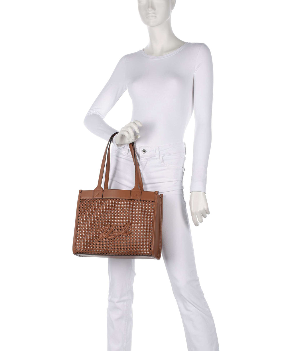 Karl Lagerfeld K/Skuare Tote bag dark tan