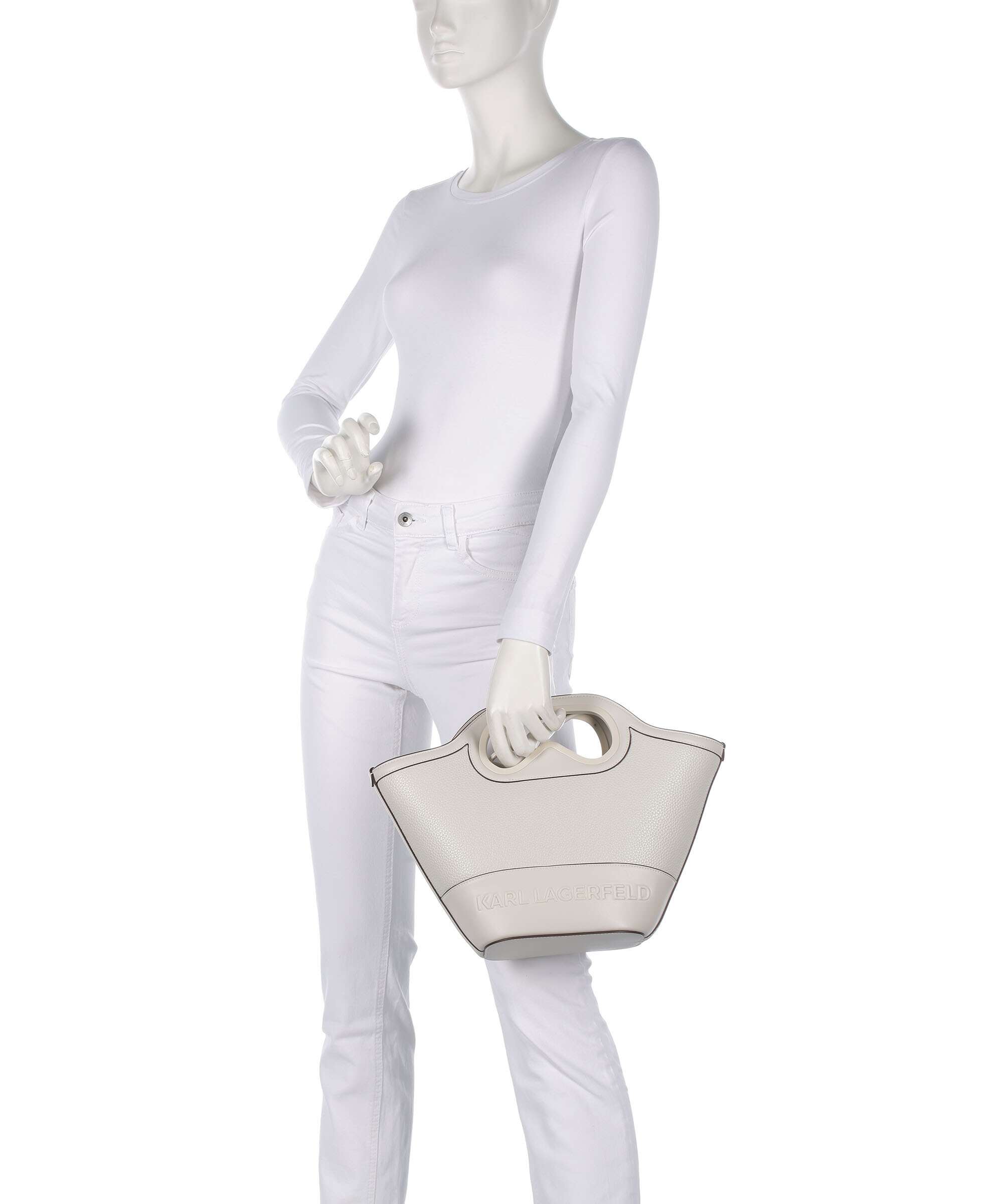 Karl Lagerfeld K/Aviator Handbag cement