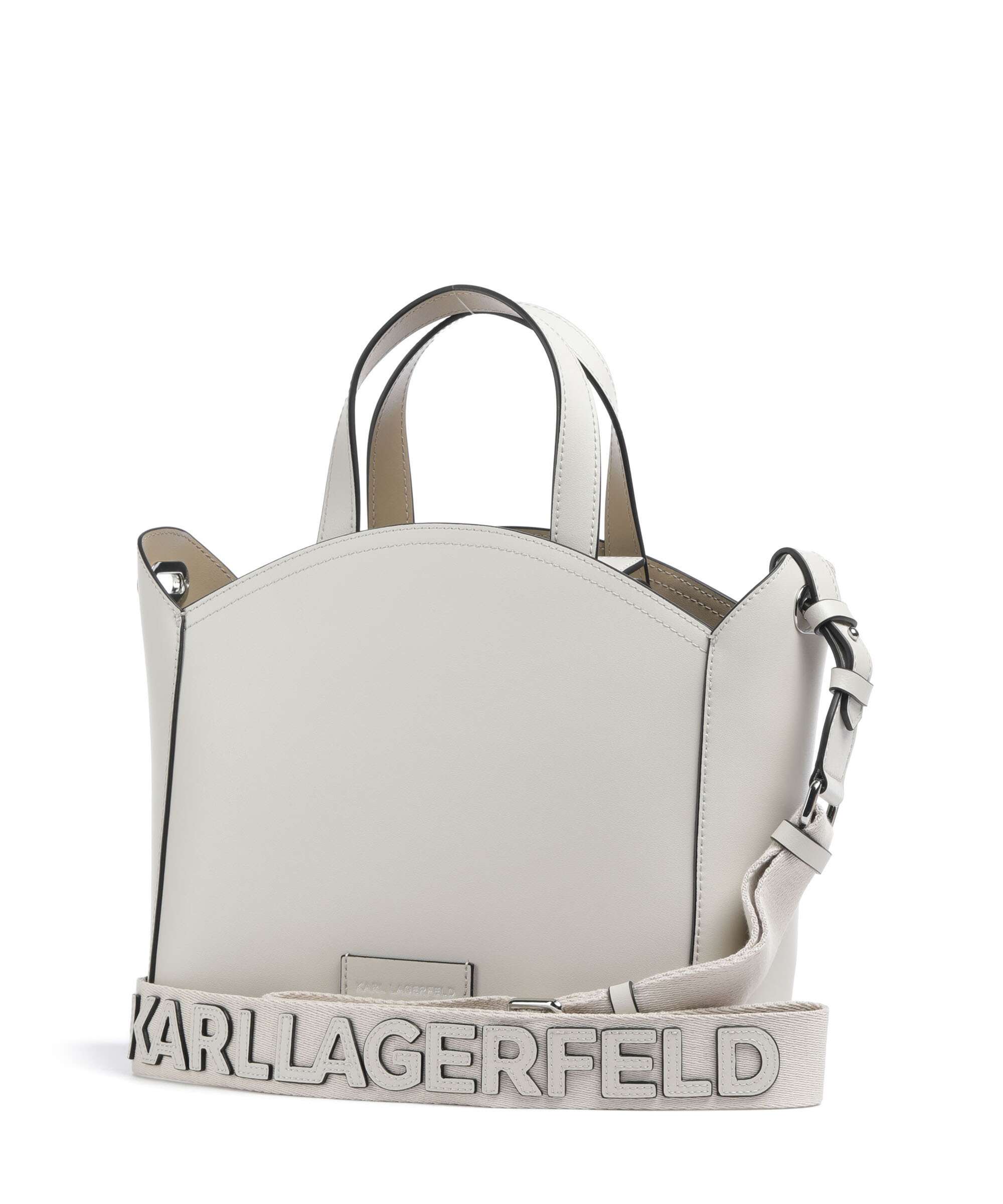 Karl Lagerfeld K/Circle Small Handbag cement