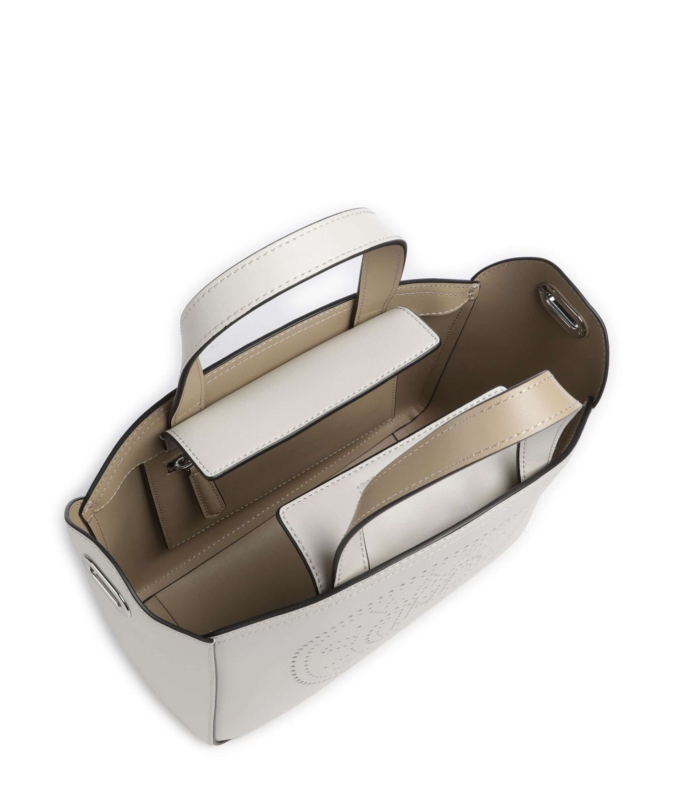 Karl Lagerfeld K/Circle Small Handbag cement