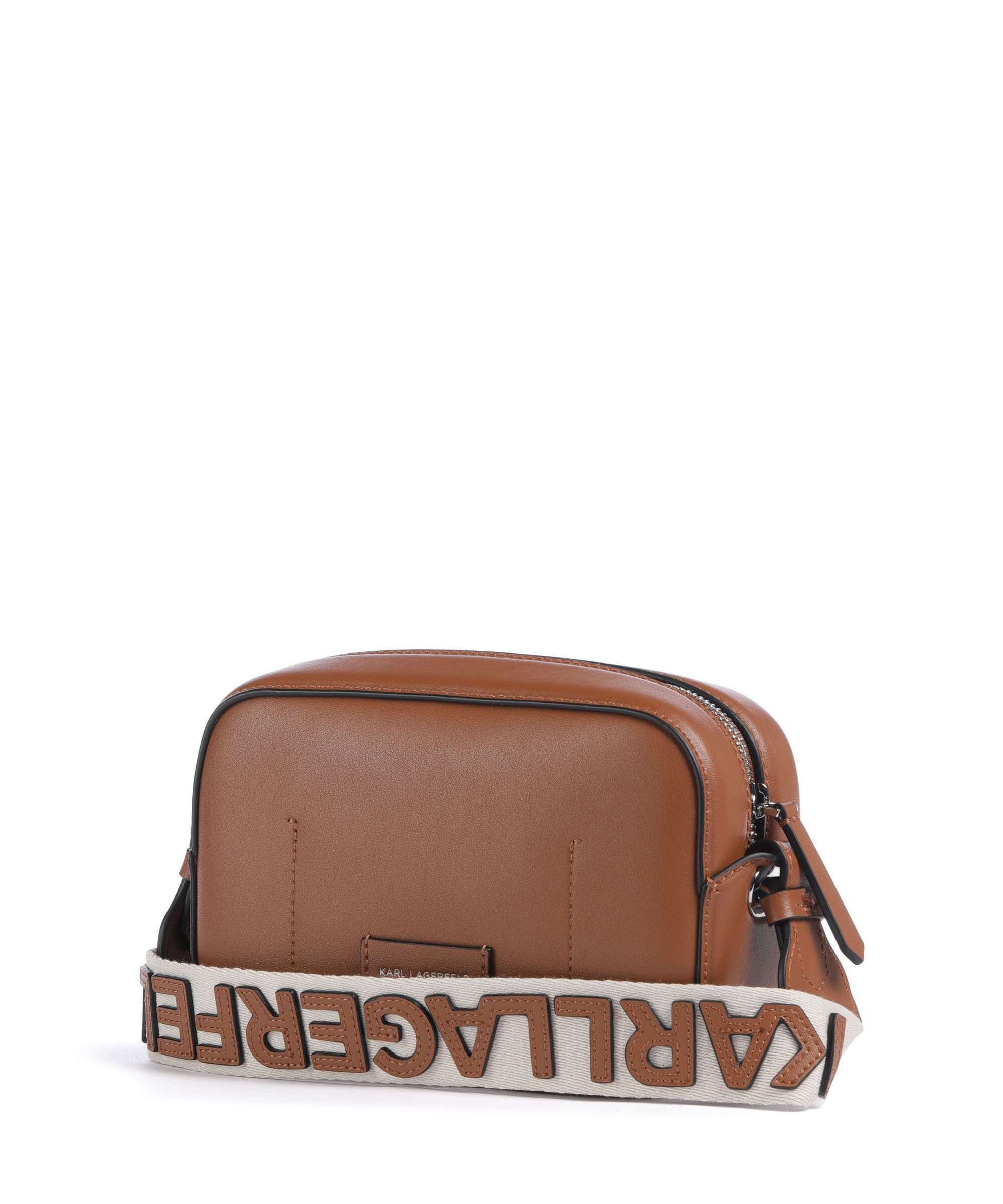 Karl Lagerfeld K/Circle Crossbody bag dark tan