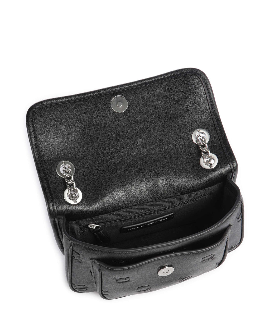 Karl Lagerfeld K/Ikon Monogram Shoulder bag tonal black