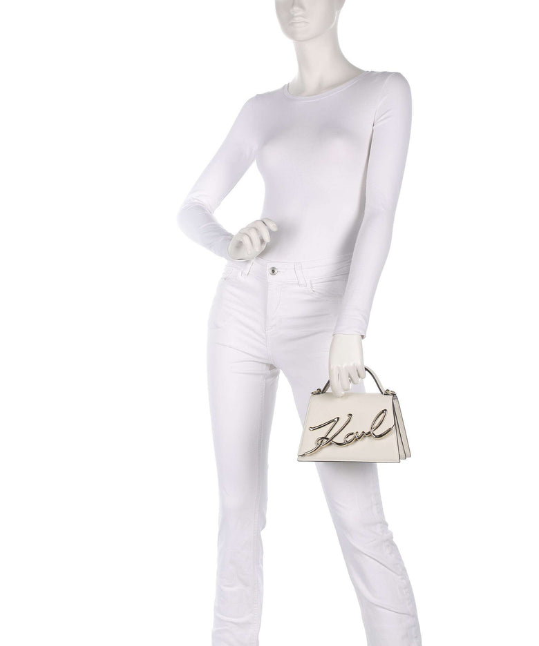 Karl Lagerfeld K/Signature 2.0 Handbag off white