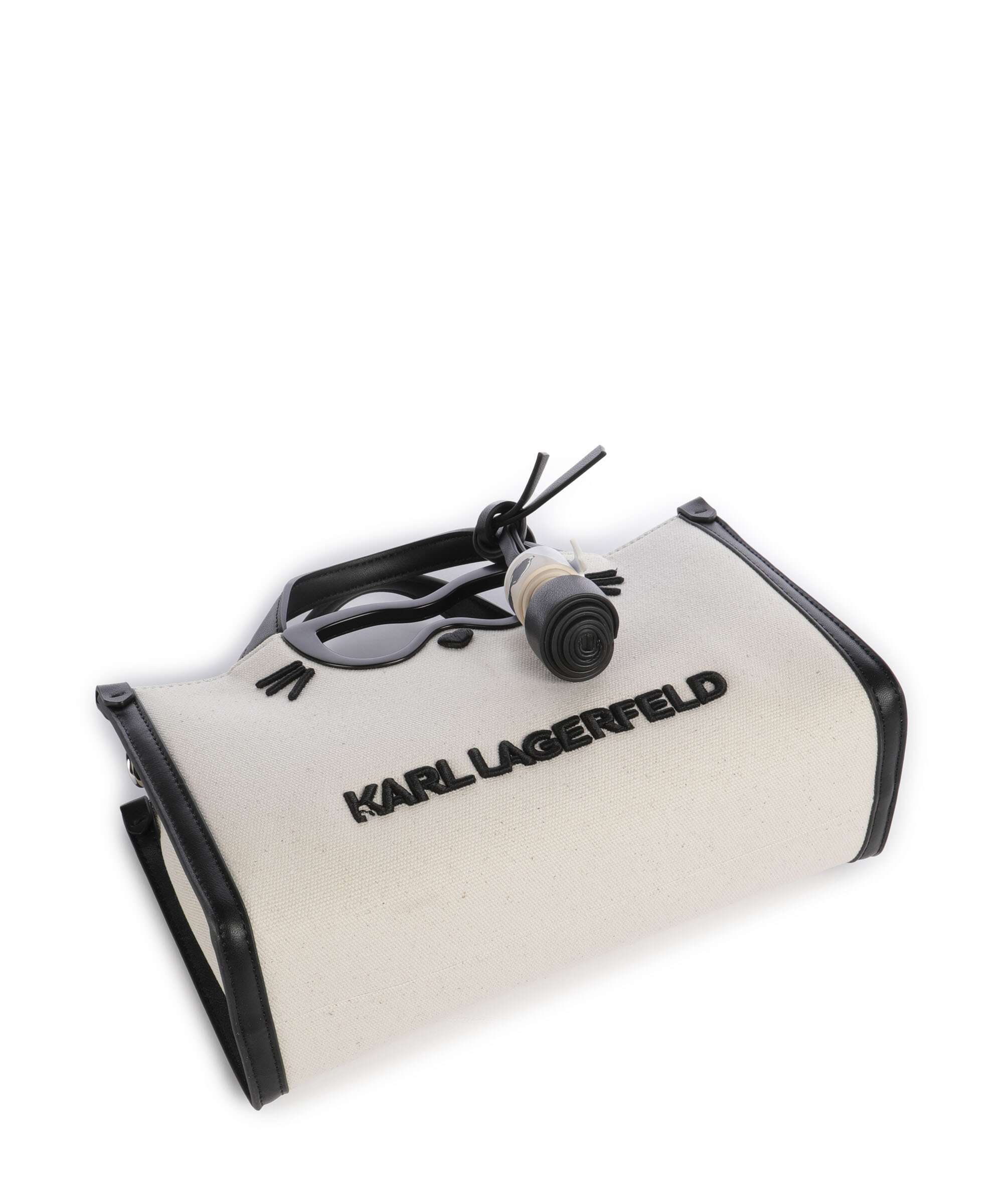 Karl Lagerfeld K/Ikon Choupette Small Handbag natural