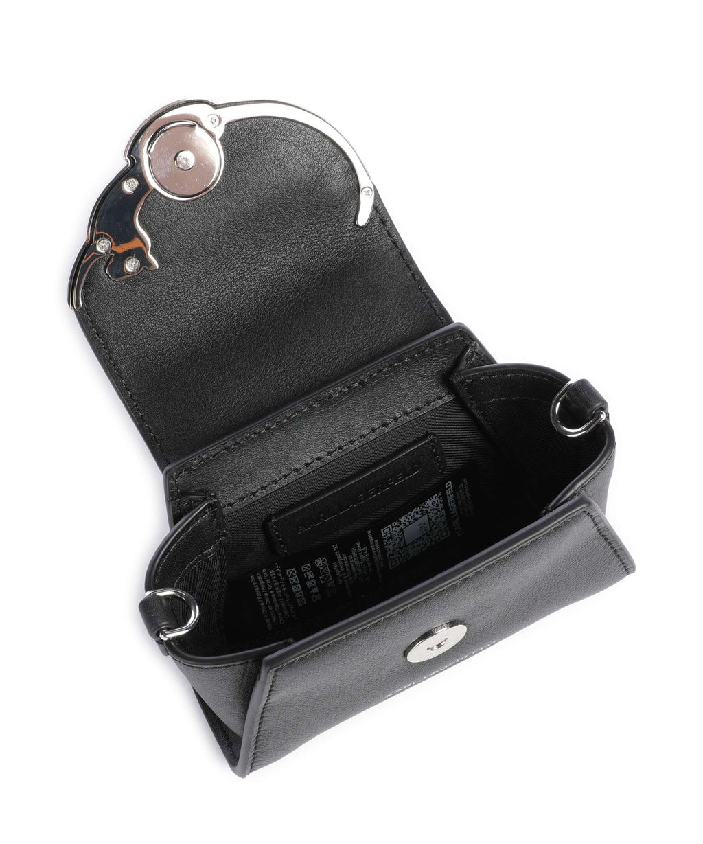 Karl Lagerfeld Ikon Choupette Mini Crossbody bag black