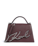 Karl Lagerfeld K/Signature 2.0 Medium Handbag windsor/burgundy