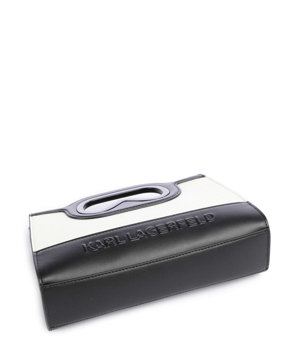 Karl Lagerfeld K/Aviator Mini Handbag white/black