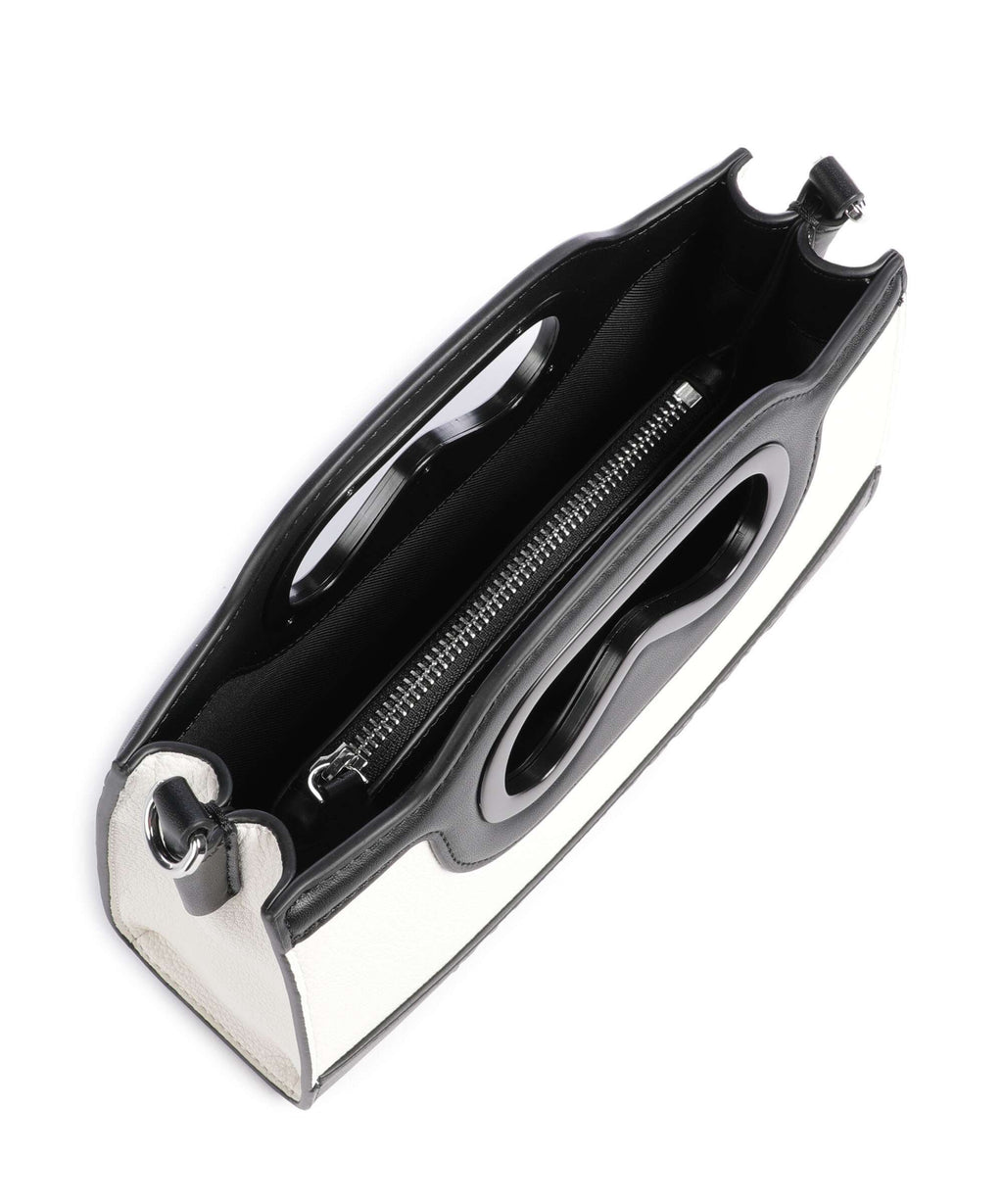 Karl Lagerfeld K/Aviator Mini Handbag white/black