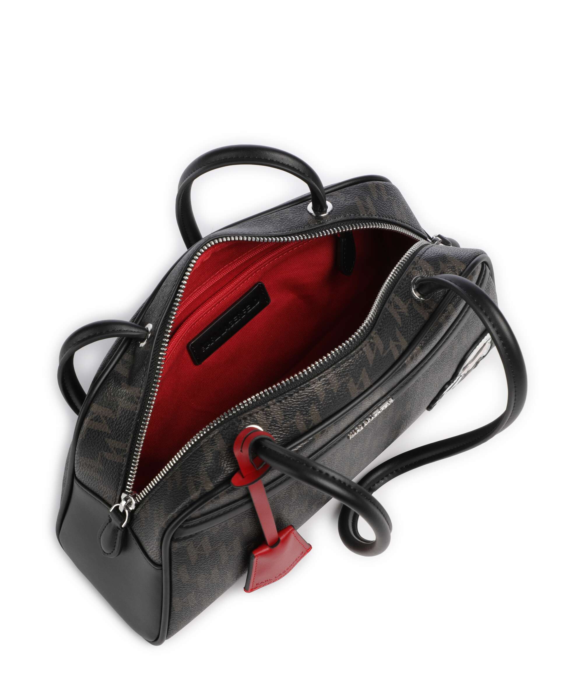 Karl Lagerfeld Ikon Monogram Shoulder bag brown/kl mono