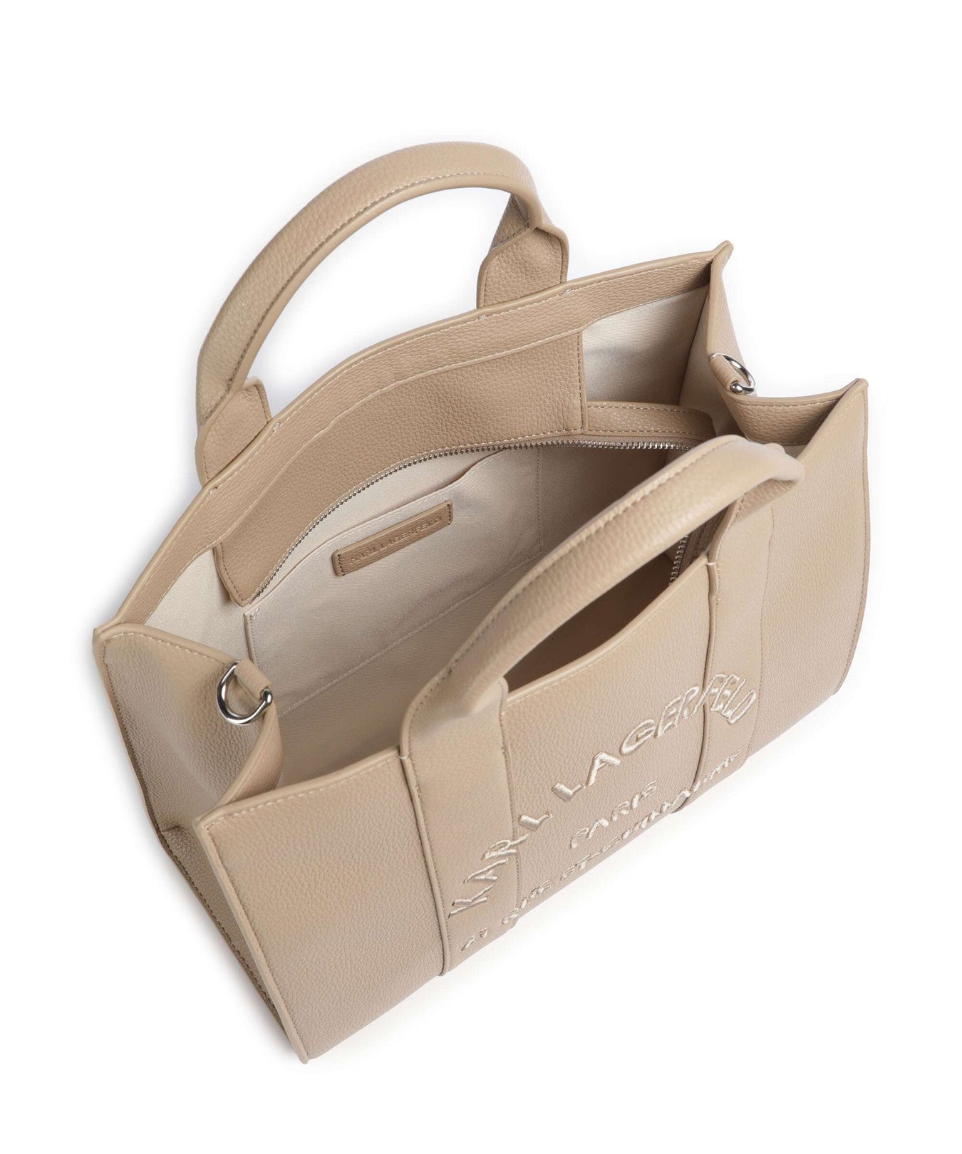 Karl Lagerfeld K/Rue St Guillaume Medium Handbag nougat