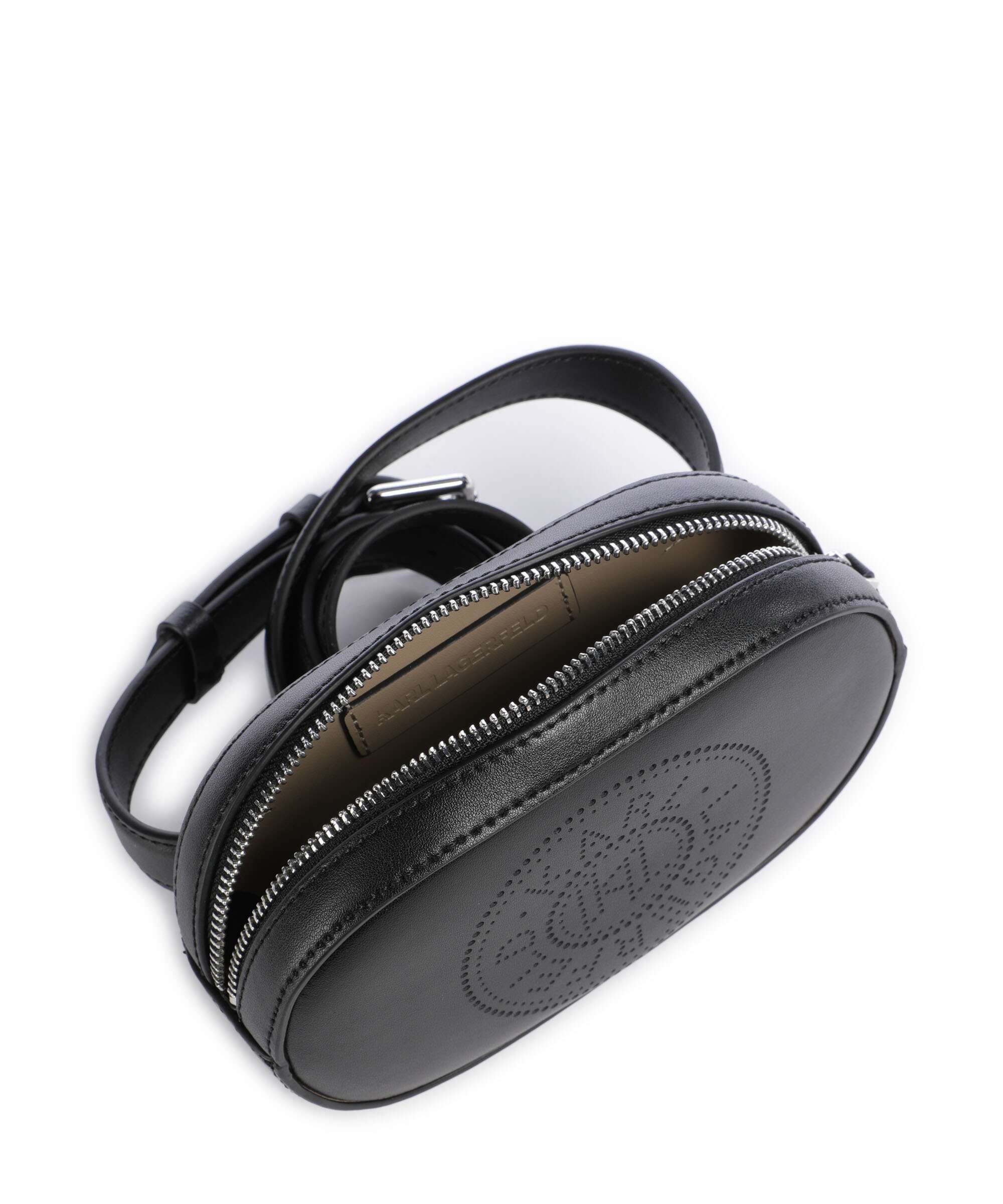 Karl Lagerfeld K/Circle Fanny pack black/nickel