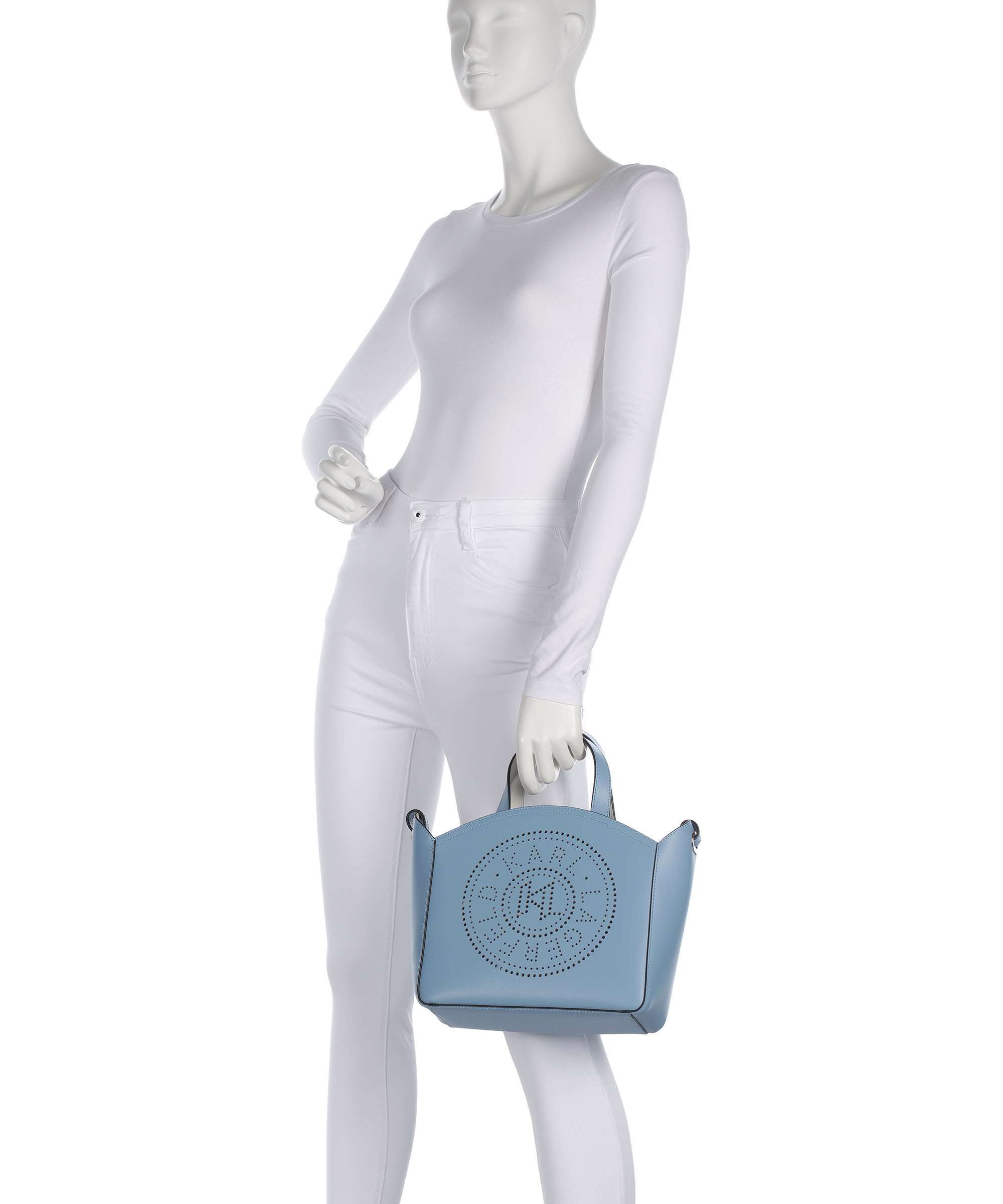 Karl Lagerfeld K/Circle Small Handbag blue bloom