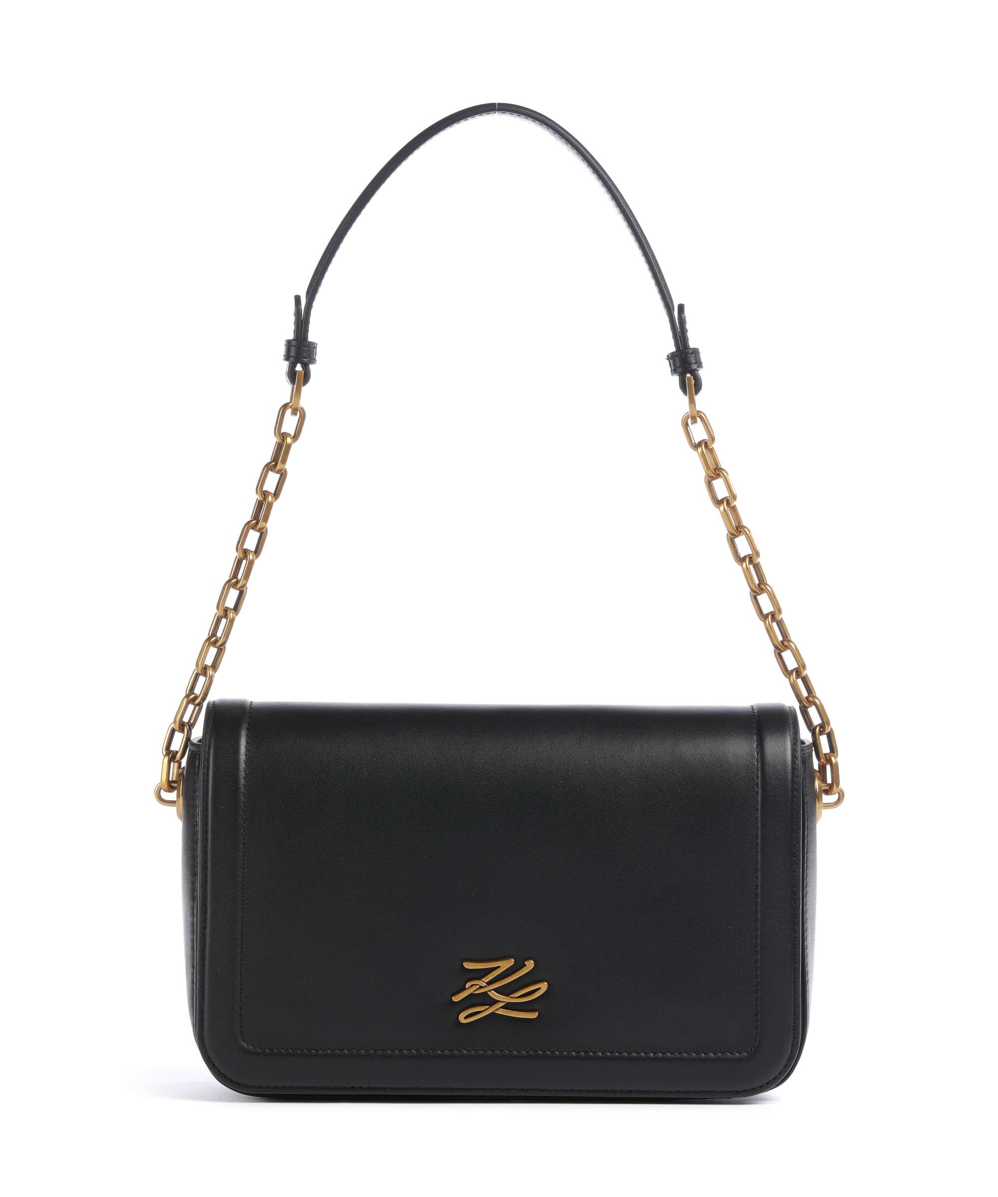 Karl Lagerfeld K/Autograph Medium Shoulder bag fine grain cow leather ...