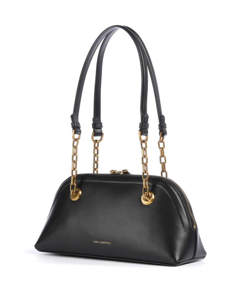 Karl Lagerfeld K/Autograph Bowling Small Shoulder bag black/gold