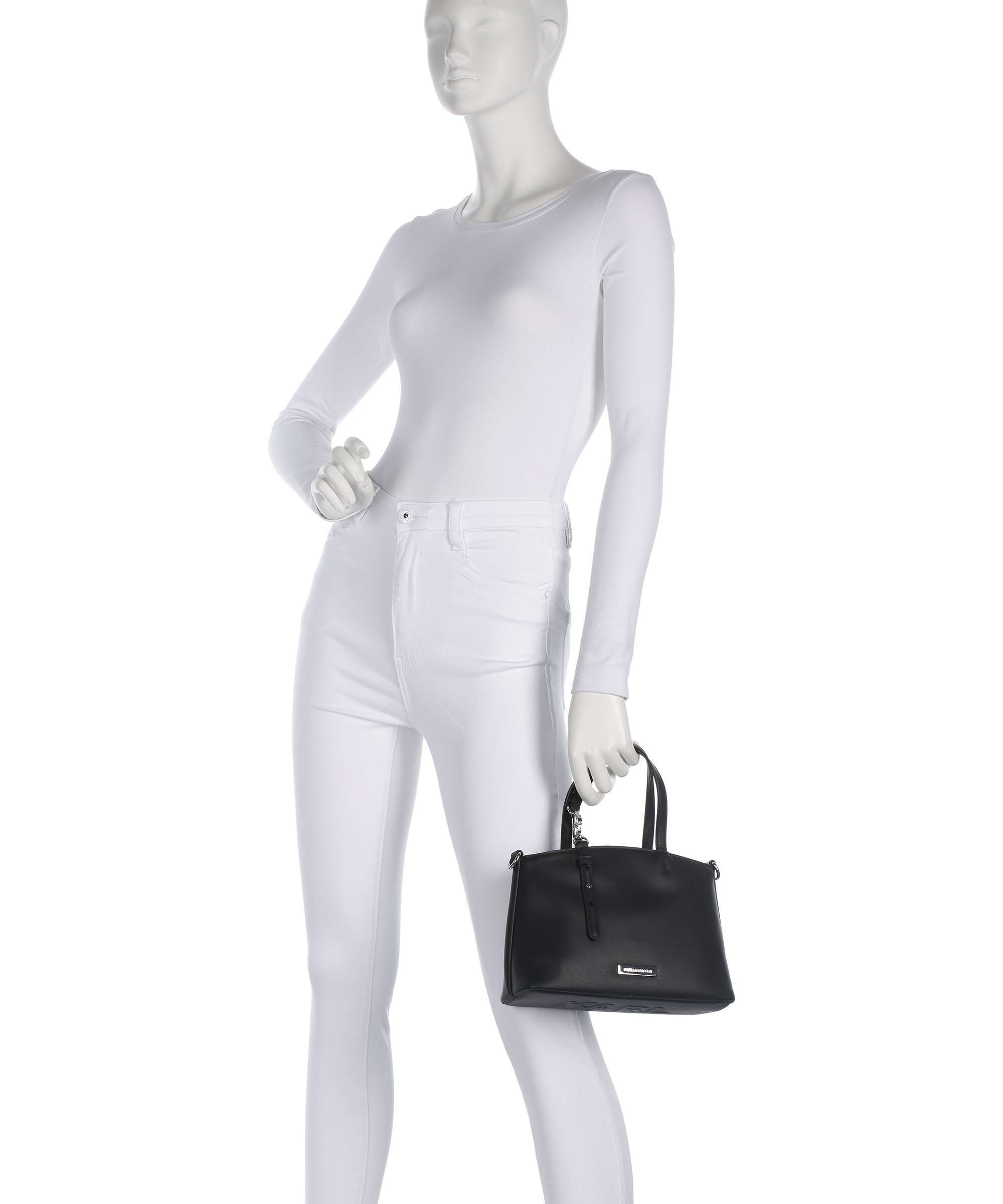 Karl Lagerfeld Ikon Smooth Handbag black