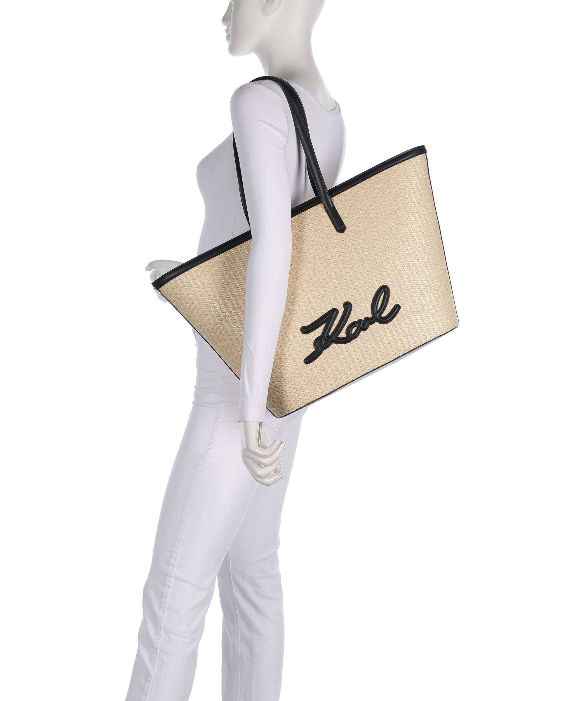 Karl Lagerfeld K/Signature Tote bag natural/black