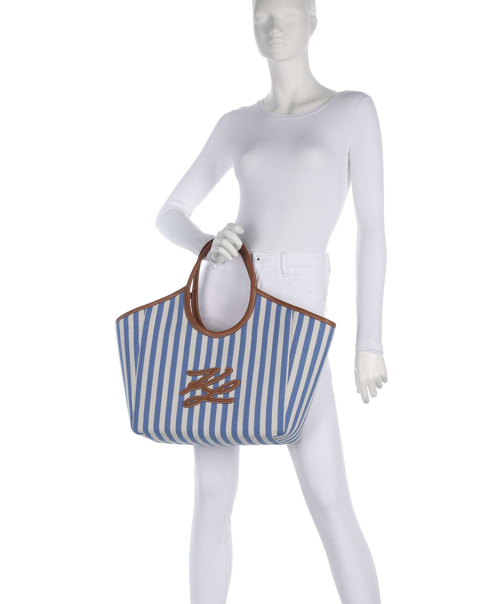 Karl Lagerfeld K/Autograph Tote bag silver lake blue