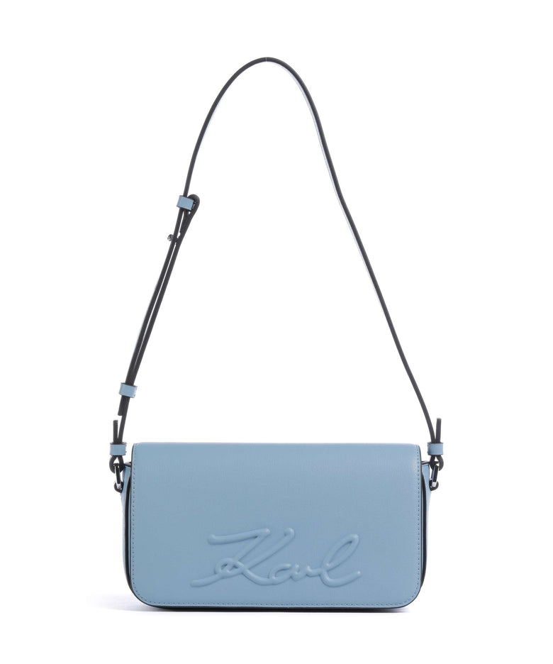 Karl Lagerfeld K/Ville Small Shoulder bag blue bloom