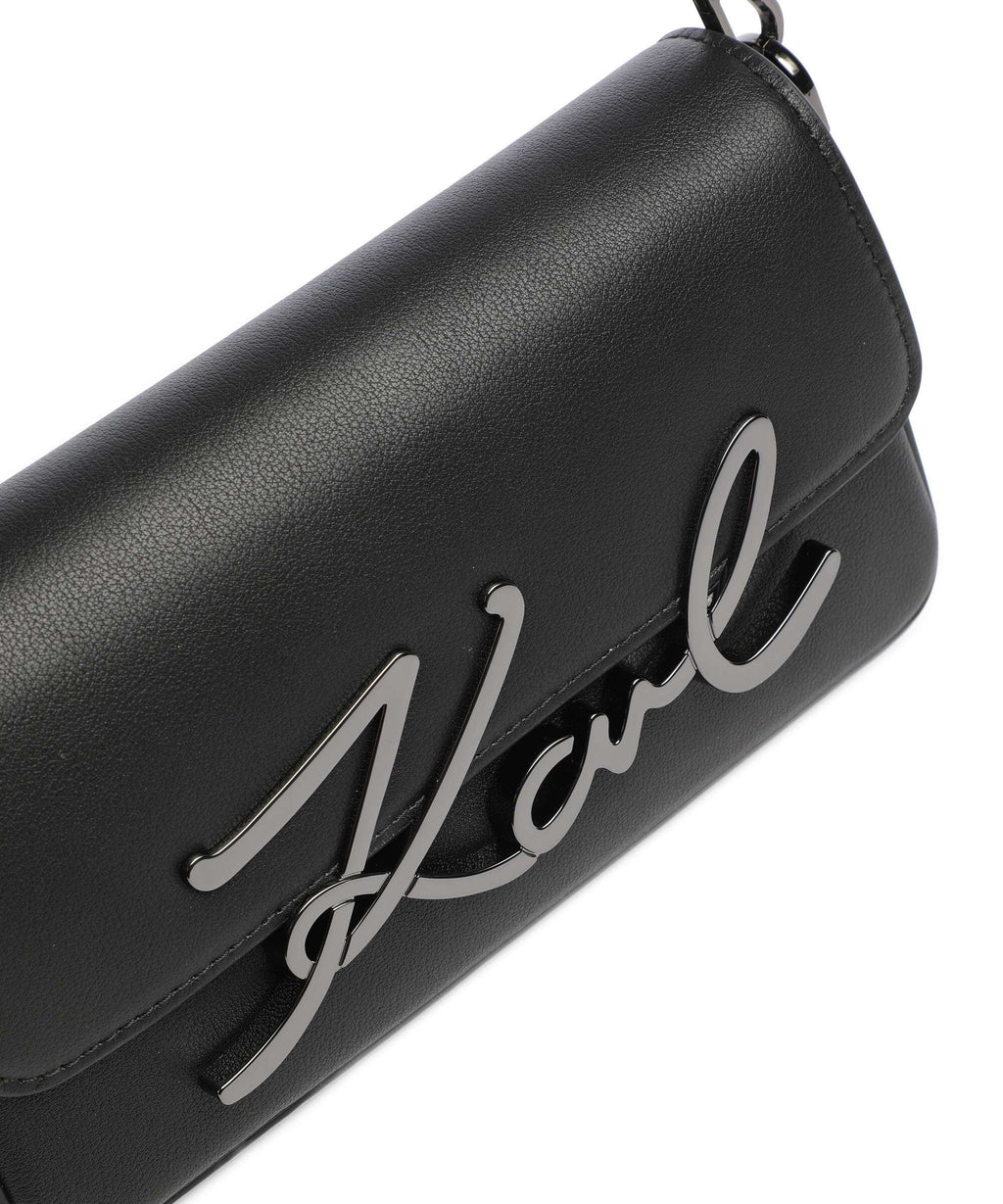 Karl Lagerfeld K/Signature 2.0 Small Shoulder bag black/gunmetal