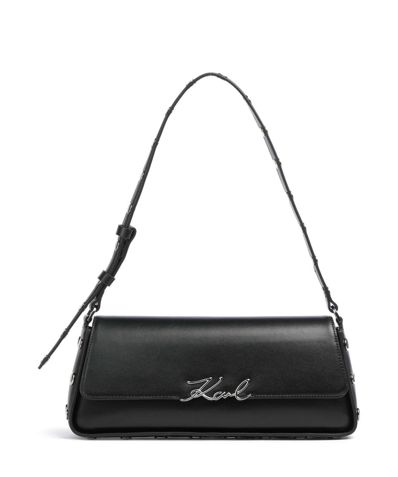 Karl Lagerfeld K/Signature Shoulder bag black embellishment