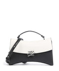Karl Lagerfeld K/Autograph Twist Crossbody bag black/white