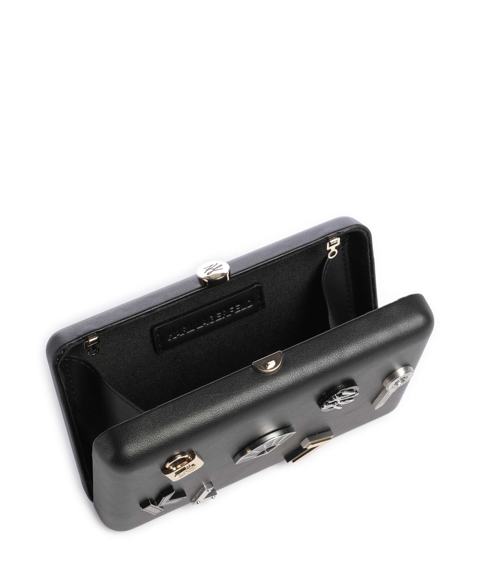 Karl Lagerfeld K/Soiree Clutch bag black nickel