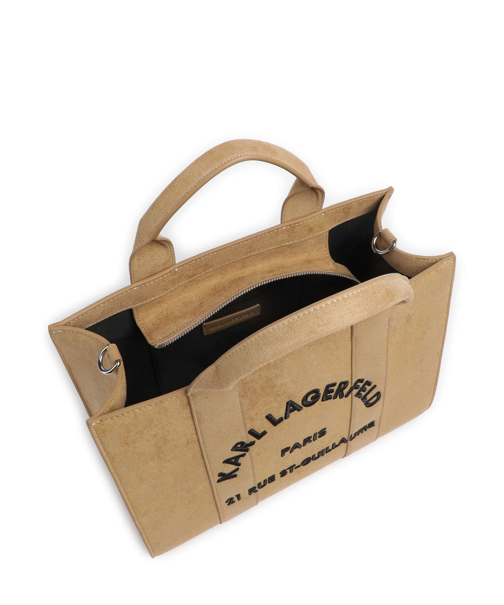 Karl Lagerfeld K/Rue St Guillaume Medium Handbag dijon