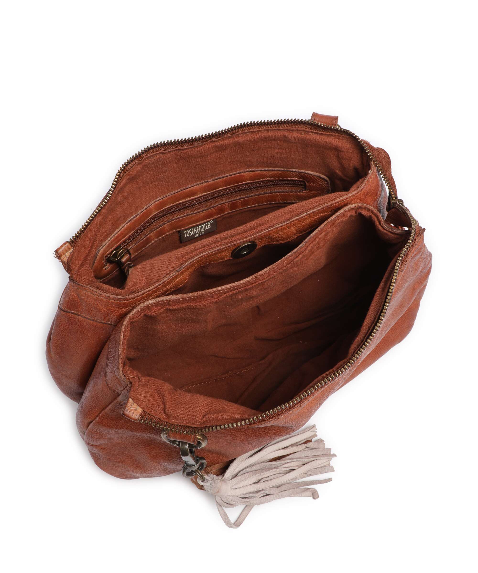 Taschendieb Wien Kaiserstrasse 17 Crossbody bag cognac