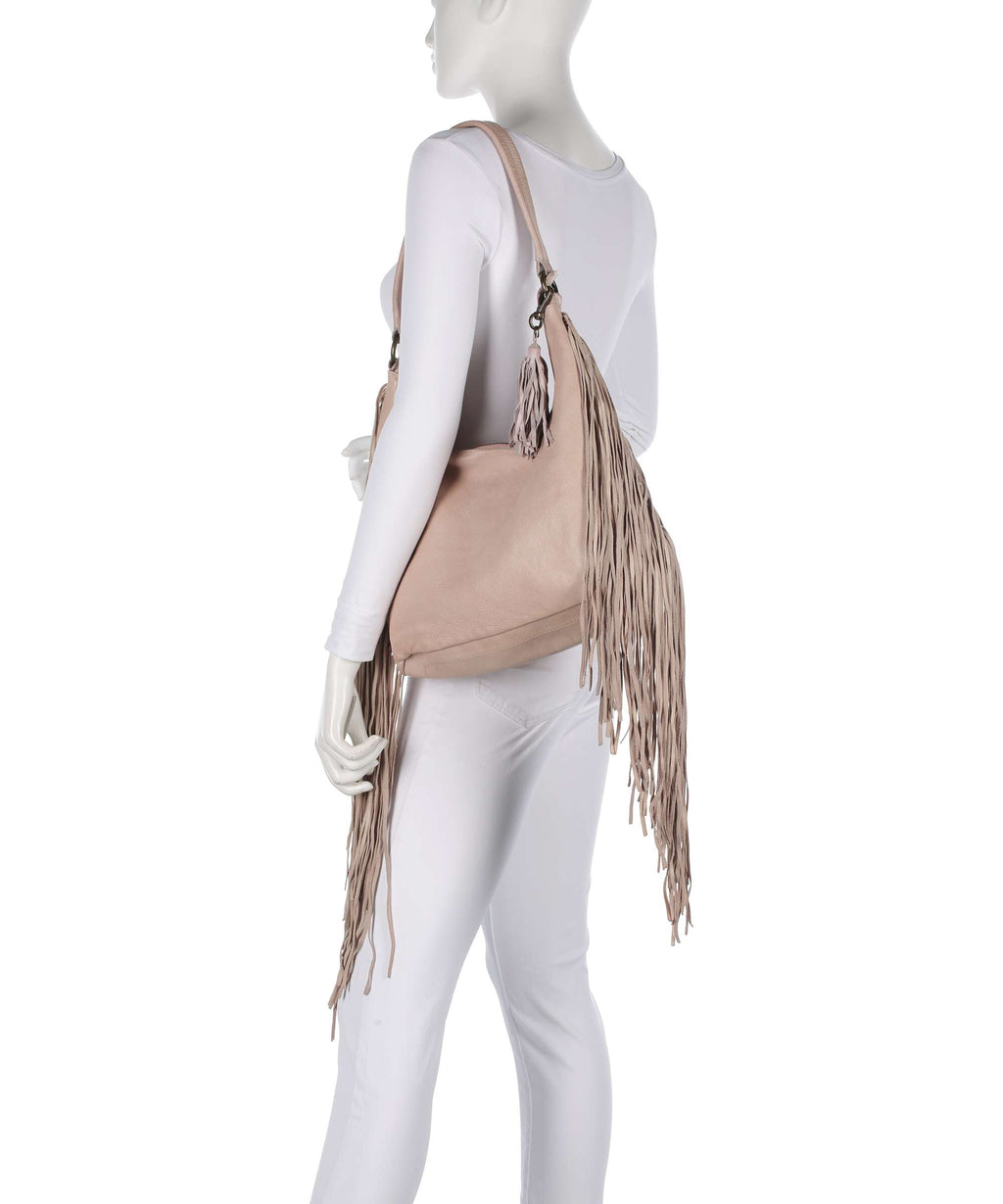 Taschendieb Wien Löwengasse 5x Hobo bag linen rose