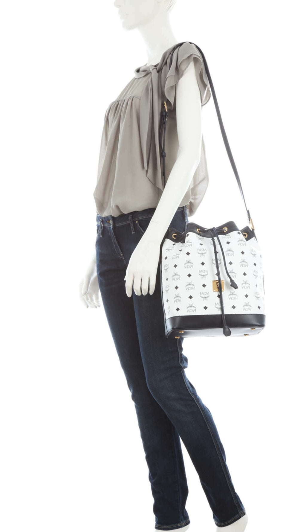 MCM Hobo bag white